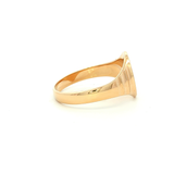 Gents Dress Ring in Yellow Gold