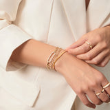 Ania Haie Gold Pavé Adjustable Ring