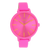 Oozoo Neon Pink and Neon Orange Ladies Watch