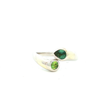 Solene Natural Australian Sapphire  Ring in White Gold
