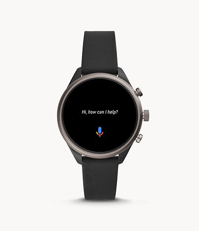 Fossil Sport Black Silicone Smartwatch