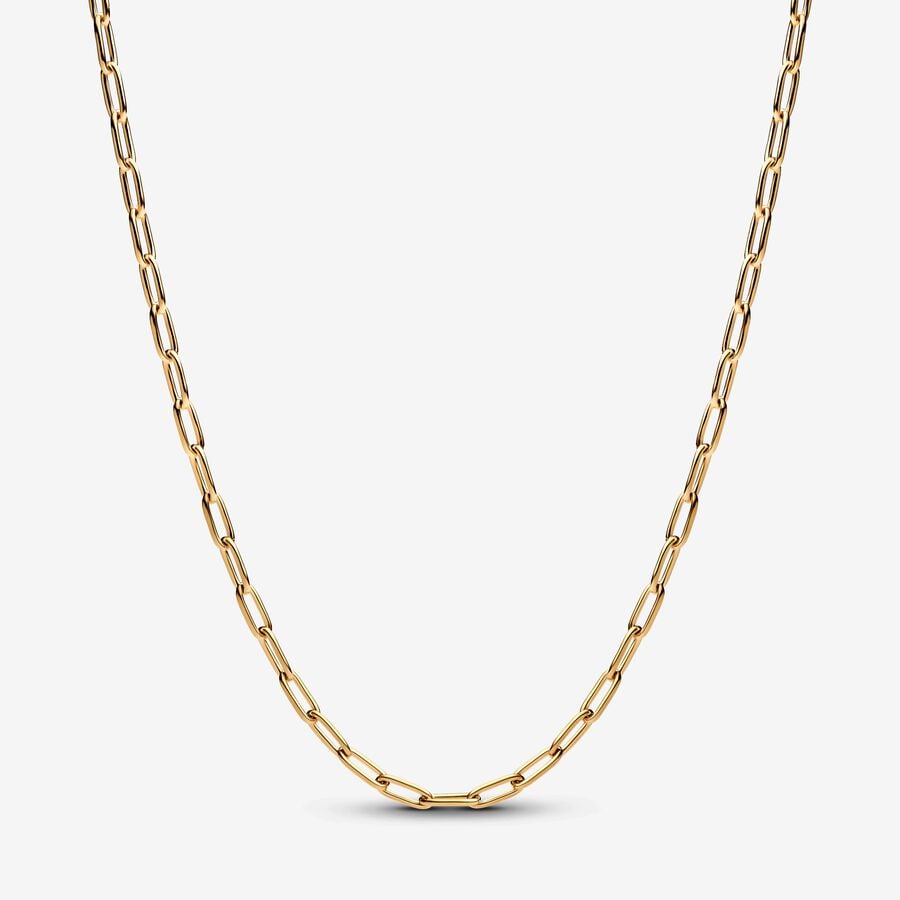 Elongated Link Chain Necklace