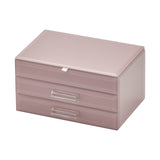 Gabrella Dusty Rose Medium Glass  Jewellery Box