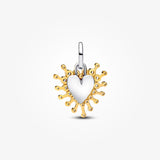 Pandora Radiant Heart Double Dangle Charm