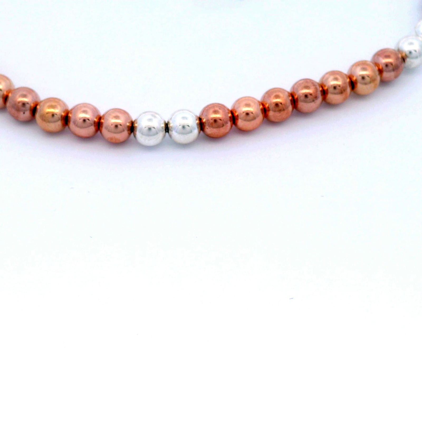 Von Treskow Stretchy Two Tone Threepence Bracelet