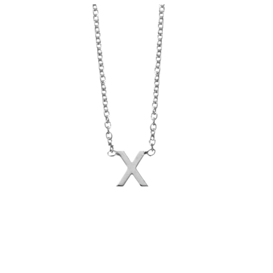 Initial Necklace Petite Initial Pendant