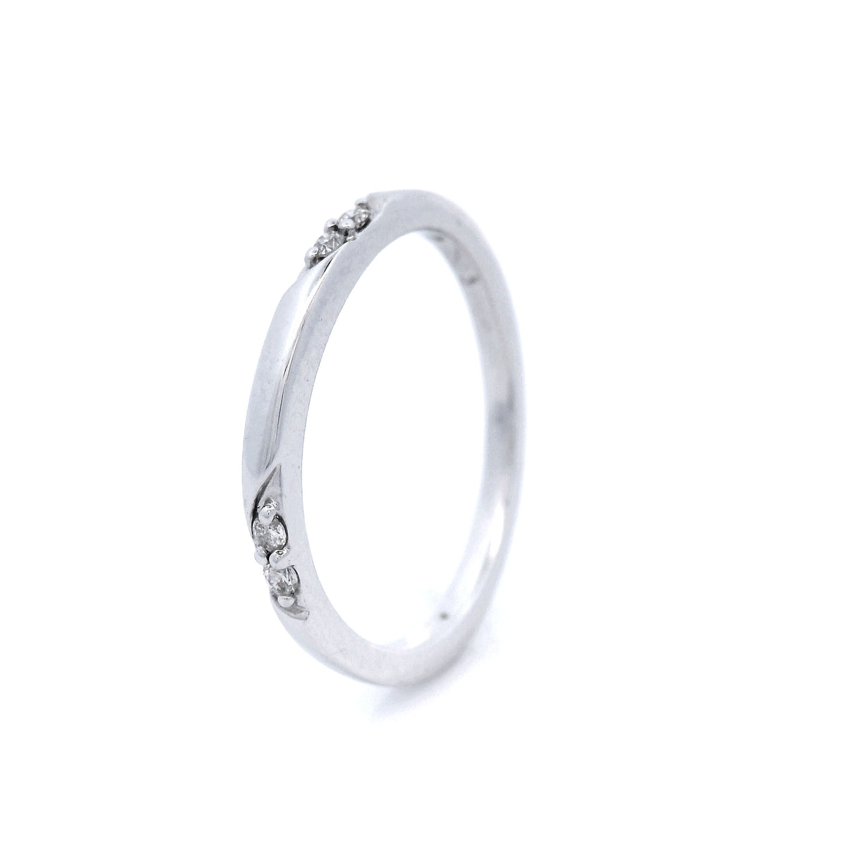Argle Diamond Stacker Dress Ring set in 18ct White Gold