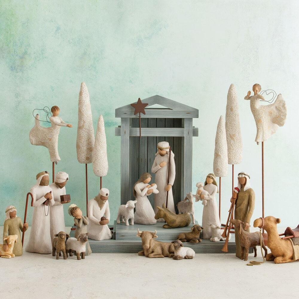 Willow Tree  Shepherd and Stable Animals