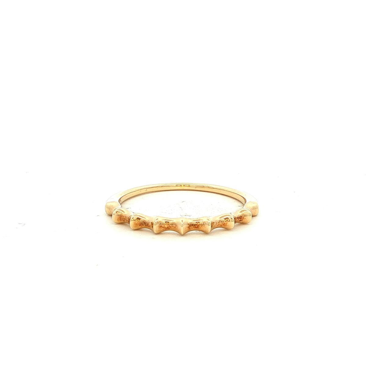 Fine Ridge Stacker Ring Dreamtime Accessory in Yellow Gold