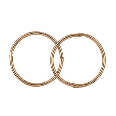 9 Carat Gold Plain Sleepers