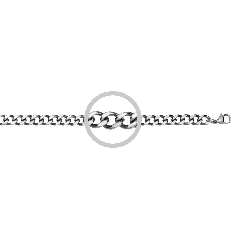 Blaze Stainless Steel 7MM Curb Chain