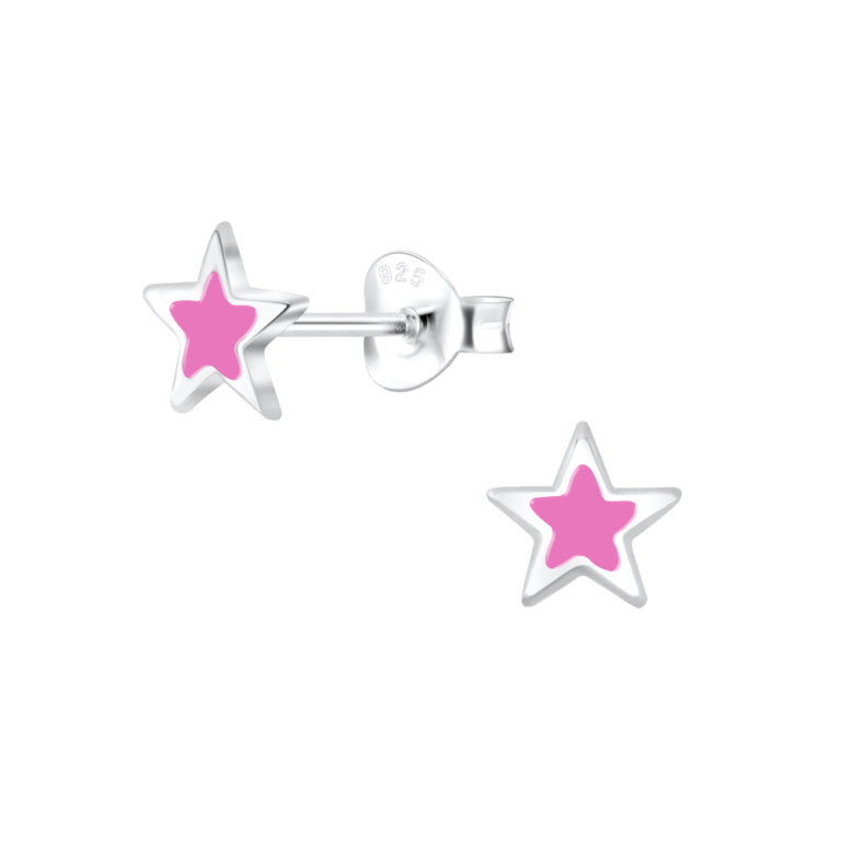 DPI Tiny Treasure Sterling Silver Children’s Star Stud Earrings
