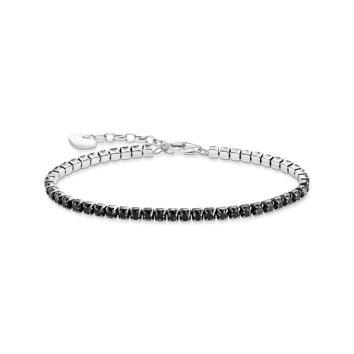 Thomas Sabo Tennis Bracelet with Black Zirconia