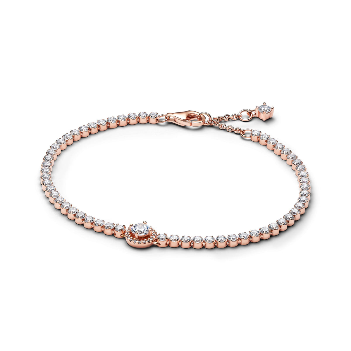 Pandora Sparkling Halo Tennis Bracelet