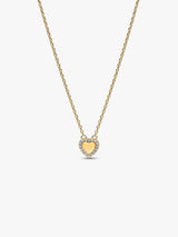 Pandora Engravable Heart Halo Collier Necklace