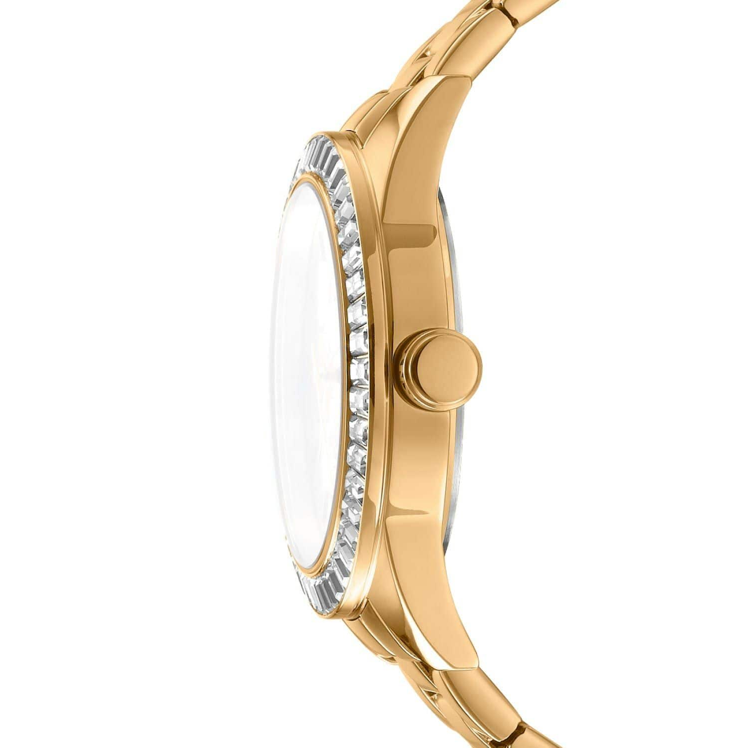 DKNY Nolita Multi Glitz Champagne Stainless Steel Watch