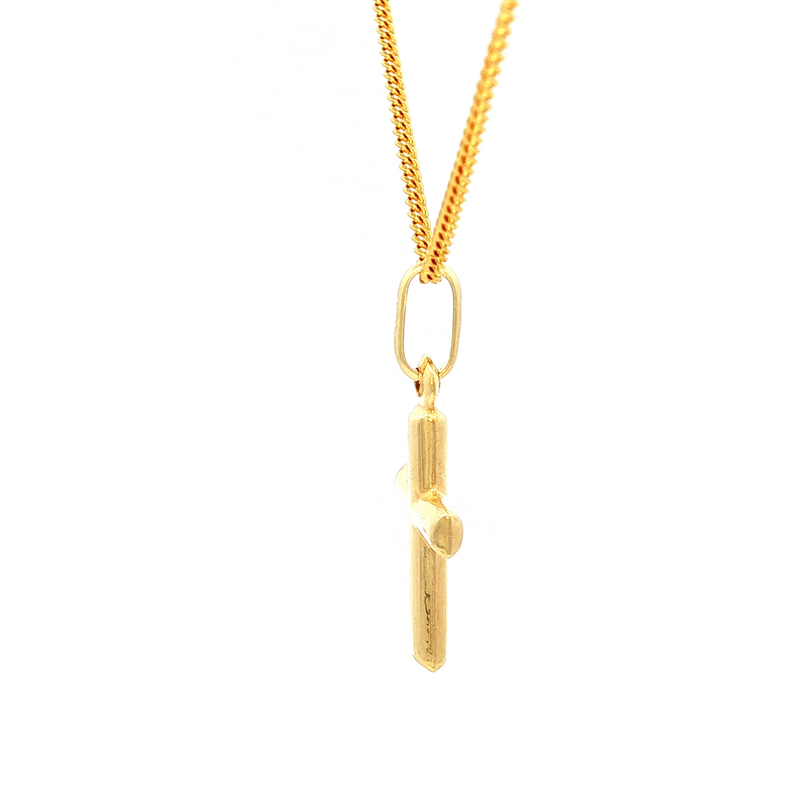 Classic Plain Cross inYellow Gold