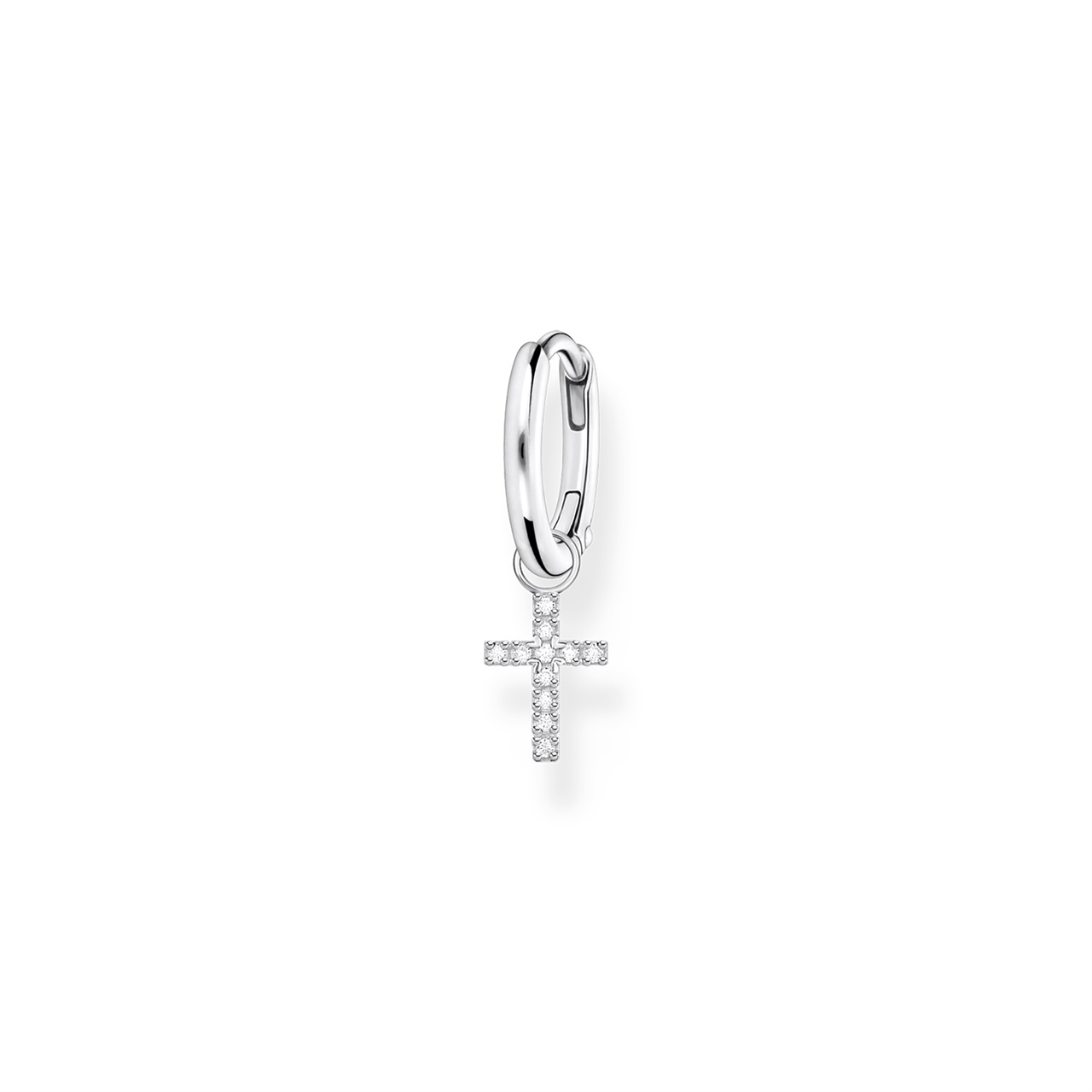 Thomas Sabo Single Hoop Cross Earring