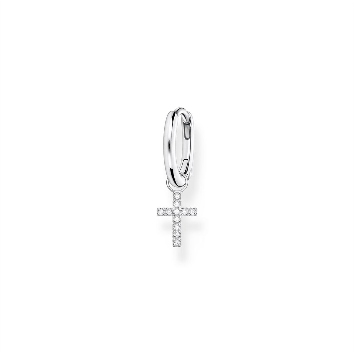 Thomas Sabo Single Hoop Cross Earring