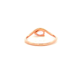 Amethyst Dress Ring in Rose Gold