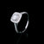 9 Carat White Gold Diamond Ring