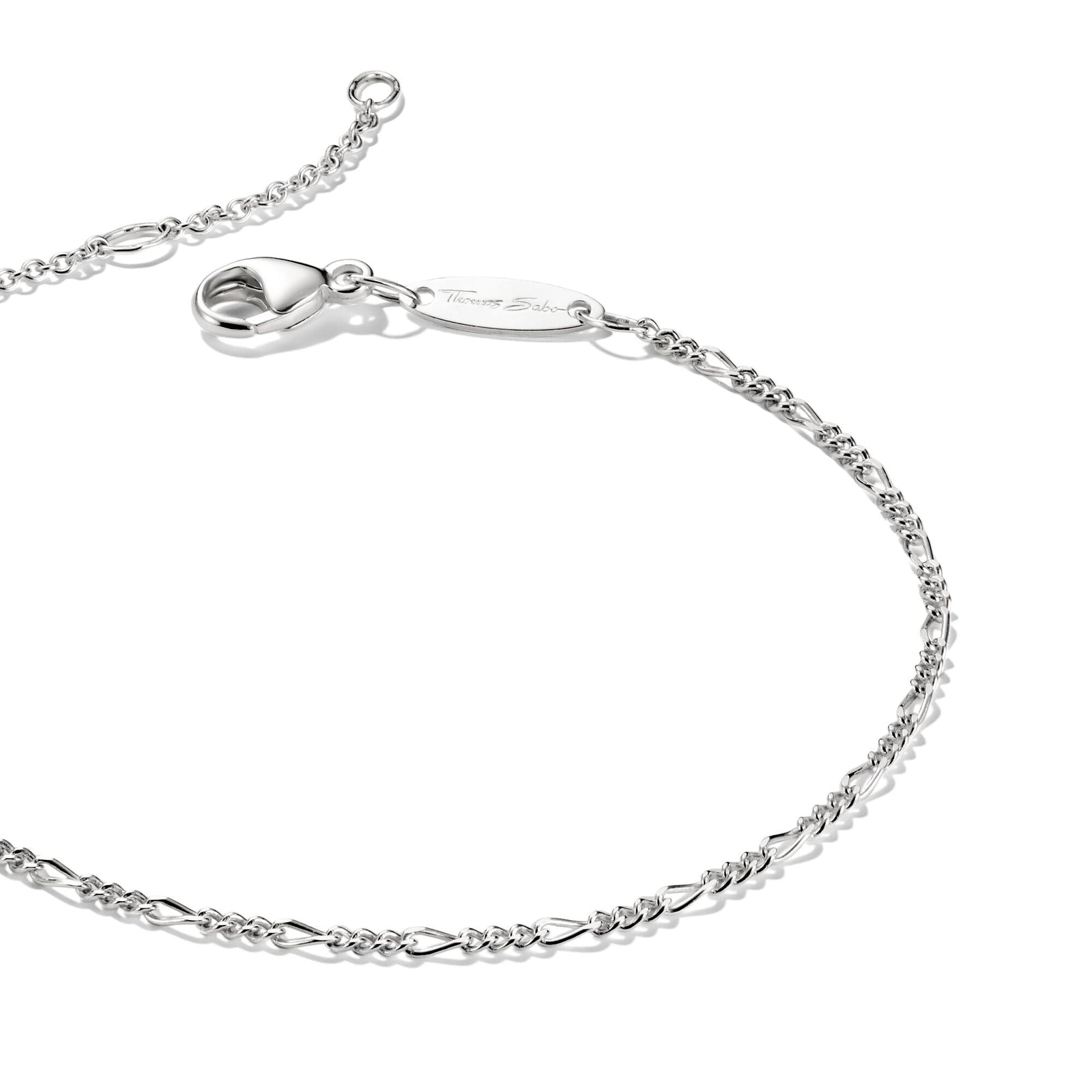THOMAS SABO Charm bracelet Figaro design silver