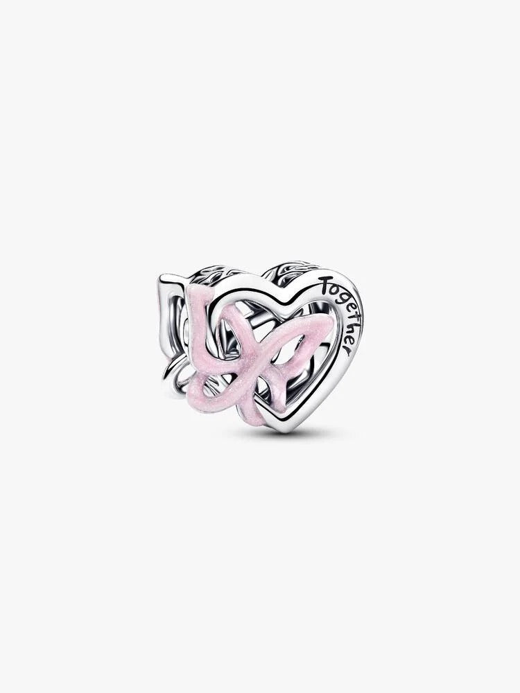 Pandora Entwined Heart & Butterfly Charm