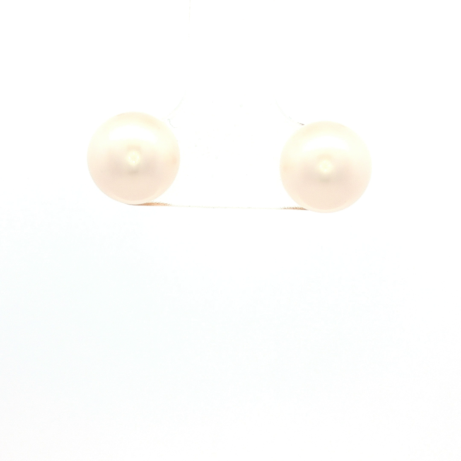 The Cosmic Moon Studs 8-8.5mm Pearl