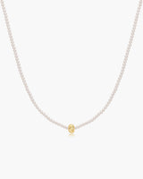 Ania Haie Gold Twist & Glass Pearl Beaded Necklace