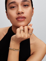 Pandora Beaded Huggie Earrings