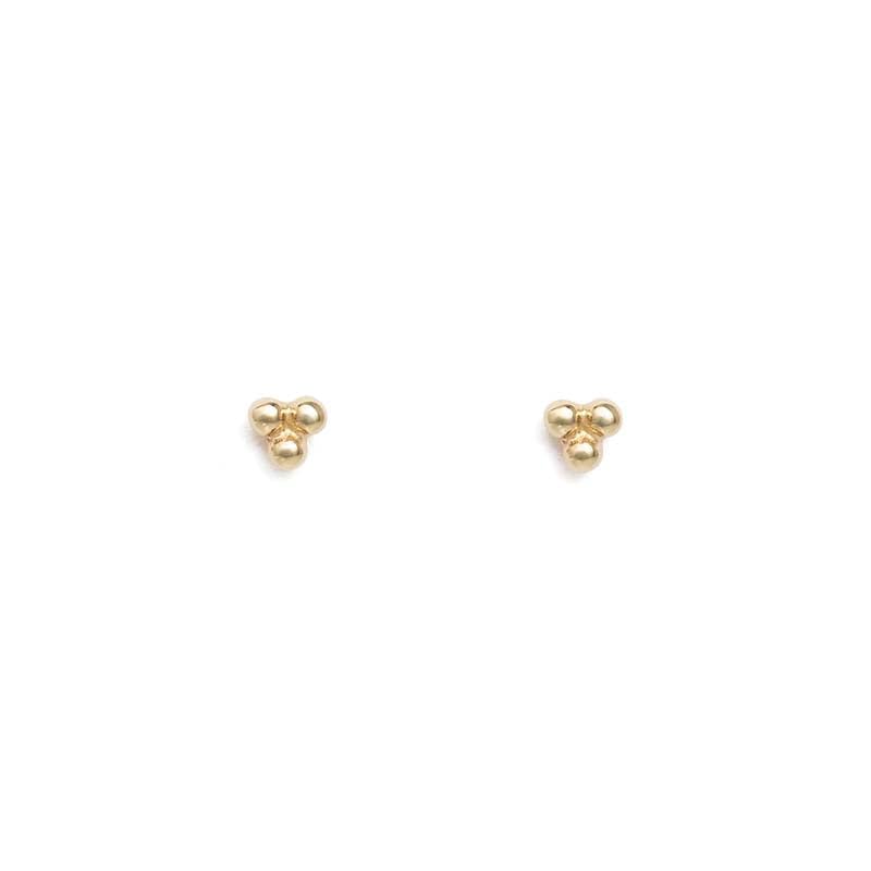 Kirstin Ash Sterling Silver Three Dot Studs