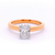 Rose Gold Oval Diamond Engagement Ring