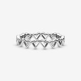 Freehand Hearts Ring - 60