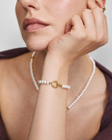 Ania Haie Gold Elegant Shell Pearl Bracelet