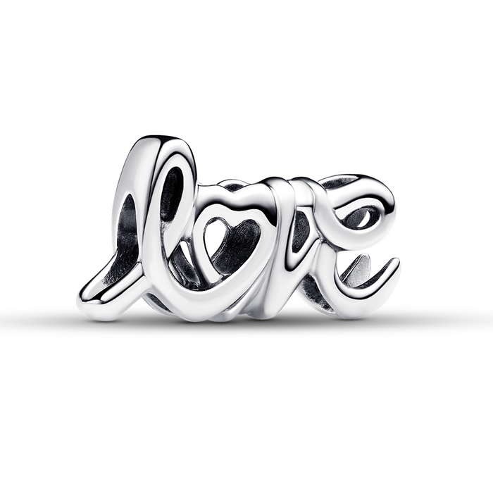 Love sterling silver charm