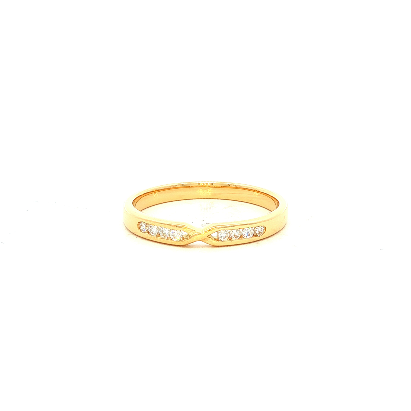Chanel Set Crossover Ring in Yellow Gold