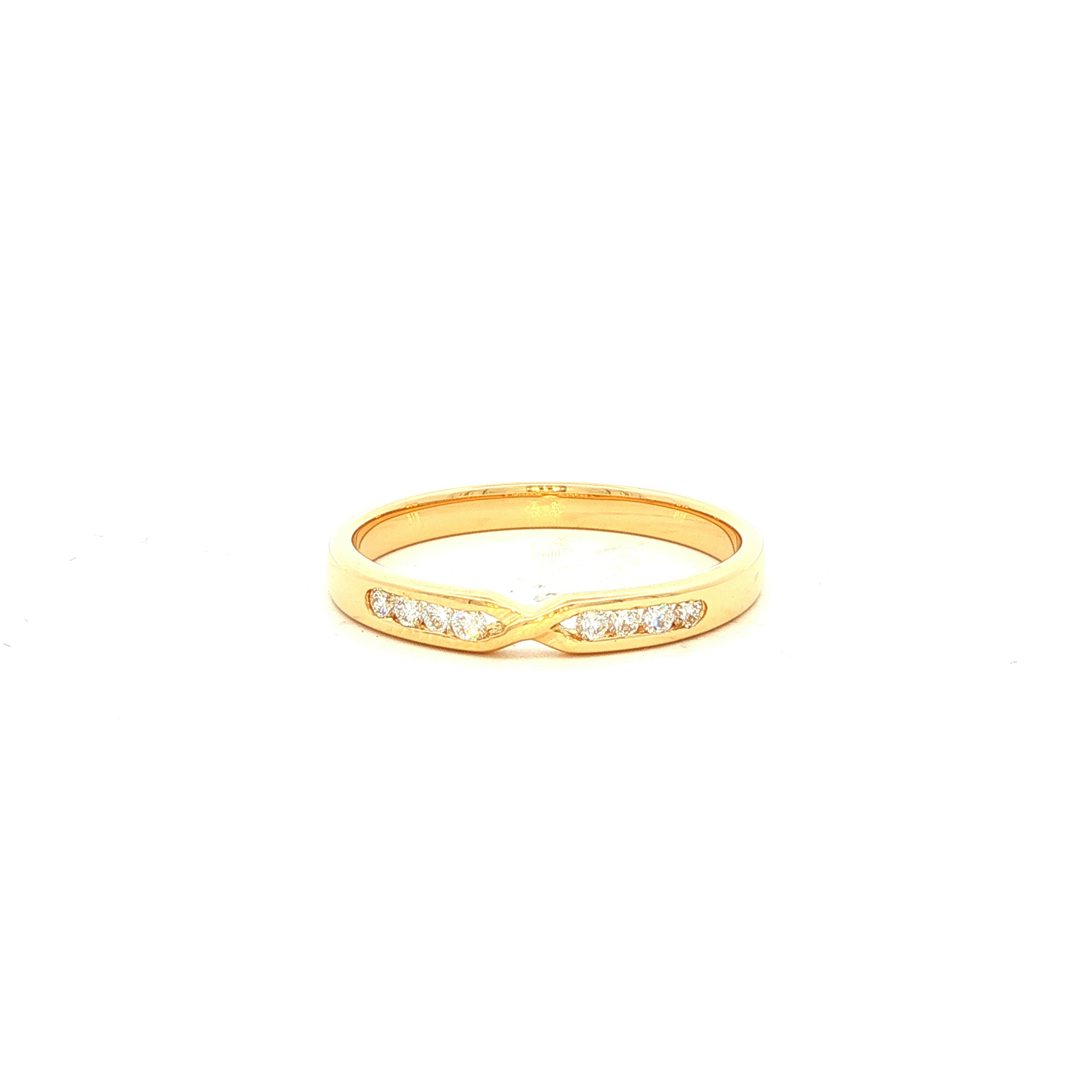 Chanel Set Crossover Ring in Yellow Gold