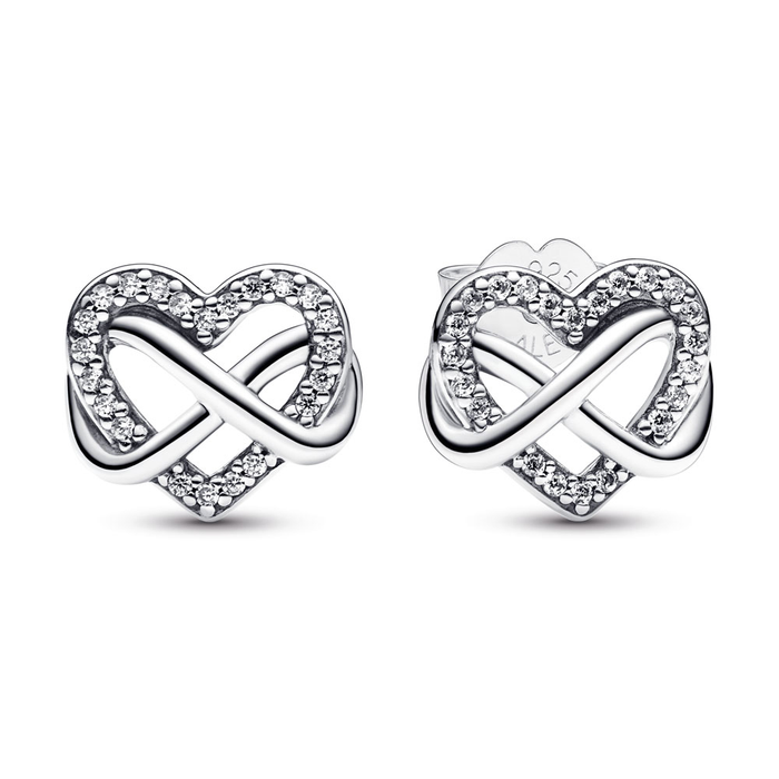 Shining Eternal Love Stud Earrings