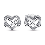Shining Eternal Love Stud Earrings
