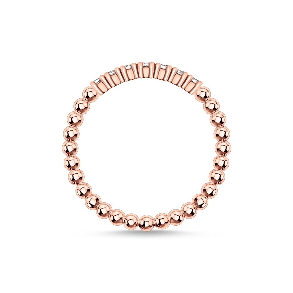 Thomas Sabo Rose Gold Dots with Cubic Zirconia Stones Ring