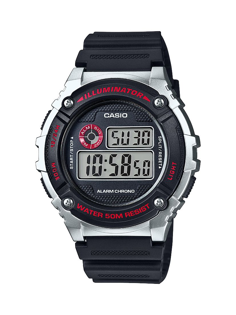 Casio Casual Black Resin Digital Watch