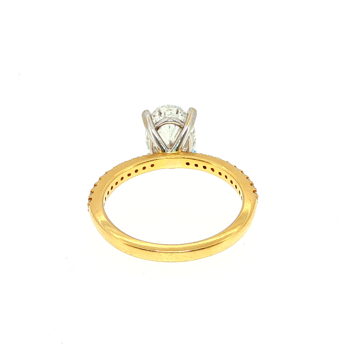 18 Carat Yellow Gold Diamond Ring