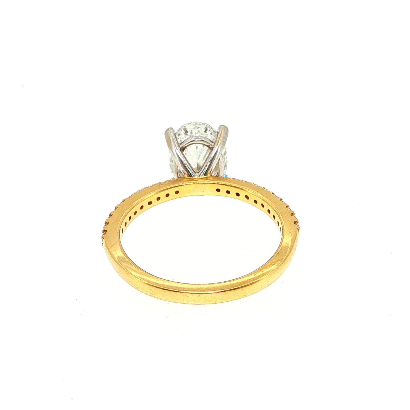 18 Carat Yellow Gold Diamond Ring