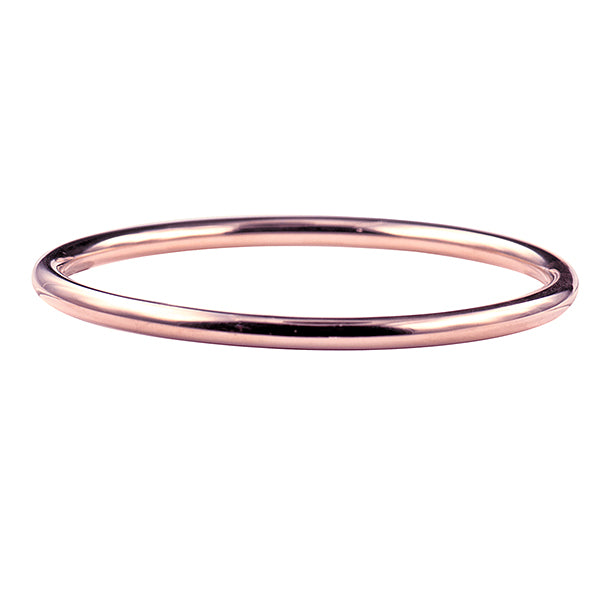 Stainless Steel Pink IP Bangle