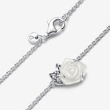 White Rose in Bloom Collier Necklace
