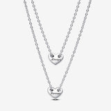 Forever & Always Splittable Heart Collier Necklaces