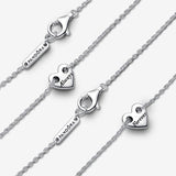 Forever & Always Splittable Heart Collier Necklaces