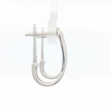 10K WHITE GOLD 0.15CT Dia FASHION EARRING