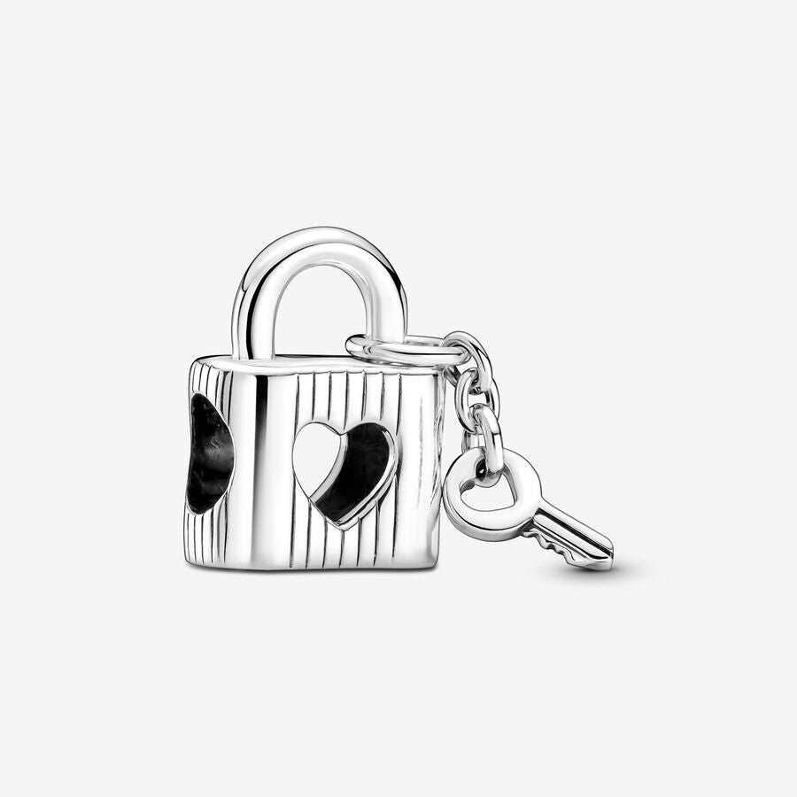 Heart with lock charm