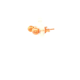Rose Gold Round Ball Stud Earrings 4mm